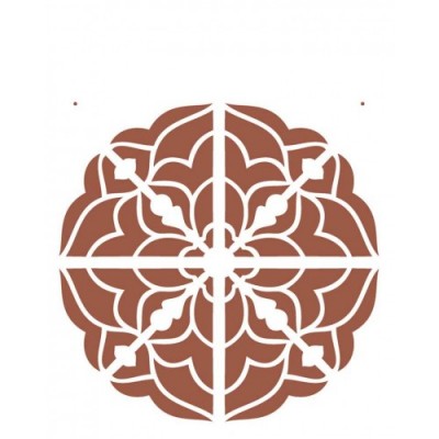 Stencil OPA 2284 Mandala III Camada I 20X25cm_OPA2284
